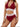 Women's Halter Neck Bikini Set with Striped Elastic Bands and Side Tie Bottoms | imported-image-3