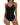 Women's Halter Neck Tankini Set with Ruched Sides and Metallic Accents | imported-image-1