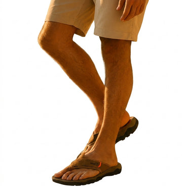 Men's Thong Sandals with Contoured Footbed and Thick Sole | imported-image-1