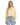 Blouse Women Loose Fit Long Sleeve Bow Neckline Detail Light yellow