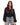 Blouse Women Loose Fit Sheer Floral Embroidered Pattern Black