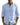 Men's Band Collar Button Down Long Sleeve Shirt Light Blue