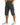 Men's Below-Knee Cargo Shorts with Flap Pockets and Zipper Detail Dark Gray