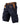 Mens Cargo Shorts with Woven Belt and Graphic Print Navy Blue