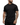 Men's Crew Neck Short Sleeve Textured T-shirt Black