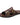 Men's Double Strap Buckle Sandals with Flat Sole Brown
