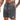 Men's Drawstring Shorts with Side Pockets and Leg Patch Grey