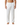 Mens Drawstring Waist Straight Leg Trousers White
