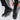 Men's Glossy Patent Derby Shoes with Thick Platform Soles 4