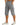 Men's Knee Length Cargo Shorts with Side Pockets and Belt Loops Light Gray