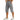Men's Knee Length Cargo Shorts with Side Pockets and Belt Loops Light Gray