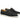 Men's Lace-Up Moc-Toe Shoes with Flat Soles Black