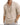 Men's Long-Sleeve Band Collar Henley Shirt with Textured Fabric Brown