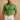 Men’s Long Sleeve Button Down Shirt with Collared Neck and Rolled Cuffs Green