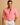 Men’s Long Sleeve Button Down Shirt with Collared Neck and Rolled Cuffs Pink