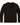 Men's Long-Sleeve Five-Button Henley Shirt with Slub Texture Black