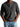 Men's Long-Sleeve Henley Shirt with Chest Pocket Black