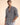 Men's Long-Sleeved Button-Down Linen Shirt with Spread Collar Grey
