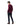Men's Long-Sleeved Slub Texture Henley Shirt with Curved Hem 2