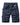 Mens Plaid Cargo Shorts with Belt and Flap Pockets Blue