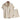 Mens Short Sleeve Button Down Shirt and Drawstring Shorts Set with Waffle Texture Beige
