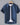 Men's Short Sleeve Mandarin Collar Linen Shirt Navy