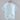 Men's Short Sleeve Mandarin Collar Linen Shirt Powder Blue