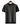 Men's Short Sleeved Knit Shirt with Geometric Pattern Crew Neck Black