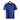 Men's Short Sleeved Knit Shirt with Geometric Pattern Crew Neck Royal Blue