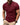 Men's Short-Sleeved Stand Collar Shirt with Button Placket Wine Red