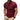 Men's Short-Sleeved Stand Collar Shirt with Button Placket Wine Red