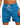 Men's Short Swim Shorts with Contrast Waistband Deep Blue