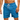 Men's Short Swim Shorts with Contrast Waistband Deep Blue