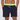 Men's Short Swim Shorts with Contrast Waistband Green Navy