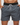 Men's Short Swim Shorts with Contrast Waistband Grey