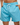 Men's Short Swim Shorts with Contrast Waistband Sky Blue