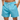 Men's Short Swim Shorts with Contrast Waistband Sky Blue