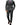Men's Slim Fit Pinstripe Suit with Peak Lapels and Metallic Buttons Grey