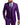 Men's Slim Fit Three-Piece Suit with Notched Lapels and Flap Pockets Purple