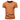 Men's Slub Texture Crew Neck Short Sleeve T-Shirt Orange