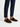 Men's Suede-Textured Mule Loafers with Open Back and Metal Detail Coffee
