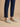 Men's Suede-Textured Mule Loafers with Open Back and Metal Detail Light Grey