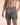 Men's Swim Shorts with Elastic Waistband and Drawstring Grey