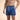 Men's Swim Shorts with Elastic Waistband and Drawstring Navy Blue