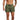 Men's Swim Shorts with Elastic Waistband and Drawstring Olive Green