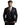 Men's Three-Piece Suit with Notched Lapels and Pocket Watch Chain Black