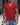 Men's V-Neck Short Sleeve T-Shirt Red
