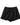 Shorts Women Linen High Waist Drawstring Relaxed Fit Cut Black