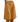 Women's Button Front Elastic Waist Knee Length Shorts Earthy Yellow