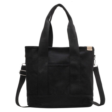 Women’s Canvas Tote Bag with Adjustable Strap-Accessories for Women-CaldwellVoss